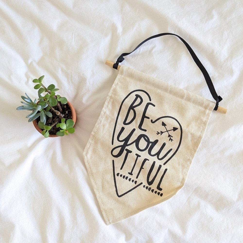 Inspirational Be You Tiful (beautiful) Pendant - Banner - Wall Decor - Gift